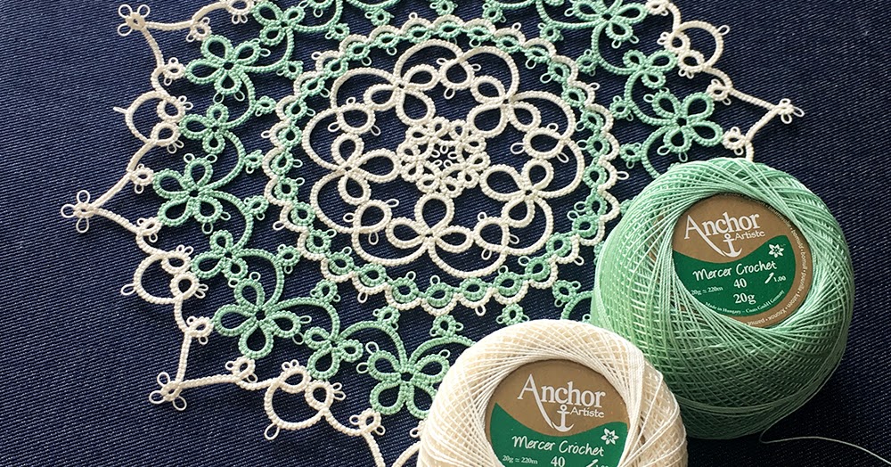 Free pattern B, veronicaTatting lace, Marmelo