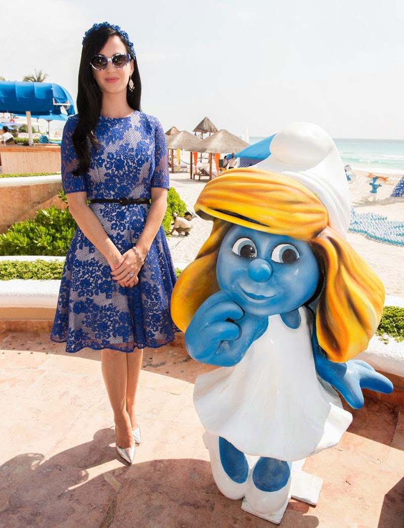 Katy Perry at The Smurfs 2 Photocall | Serious Hollywood