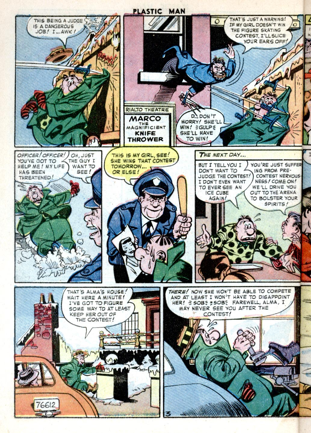 Read online Plastic Man (1943) comic -  Issue #46 - 16