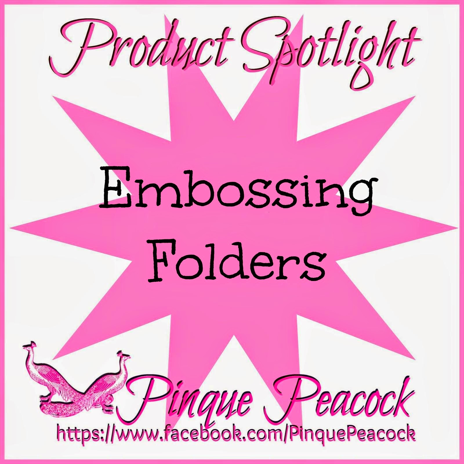 Pinque Peacock Product Spotlight Embossing Folders... by PINQUETTE Laura