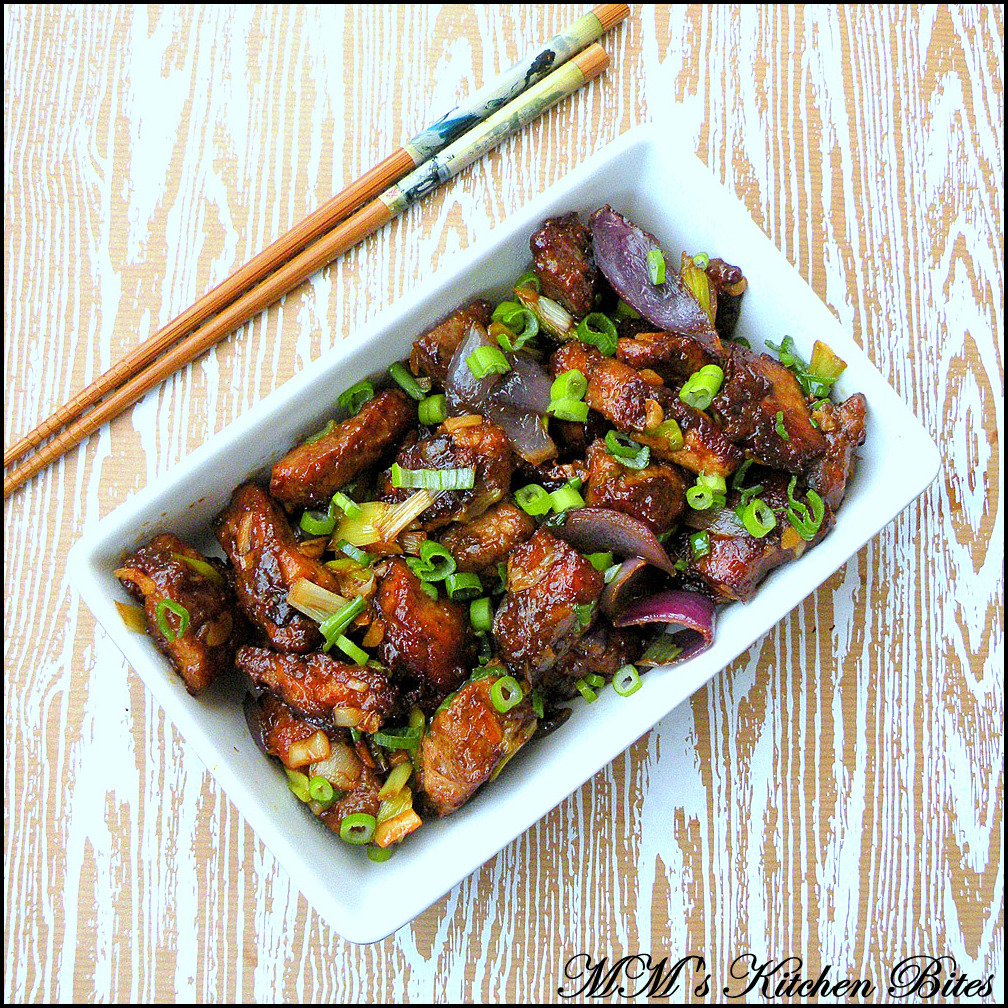 MM's Kitchen Bites Chinese 5 Spice Pork with Soy and Oyster sauce...oink!