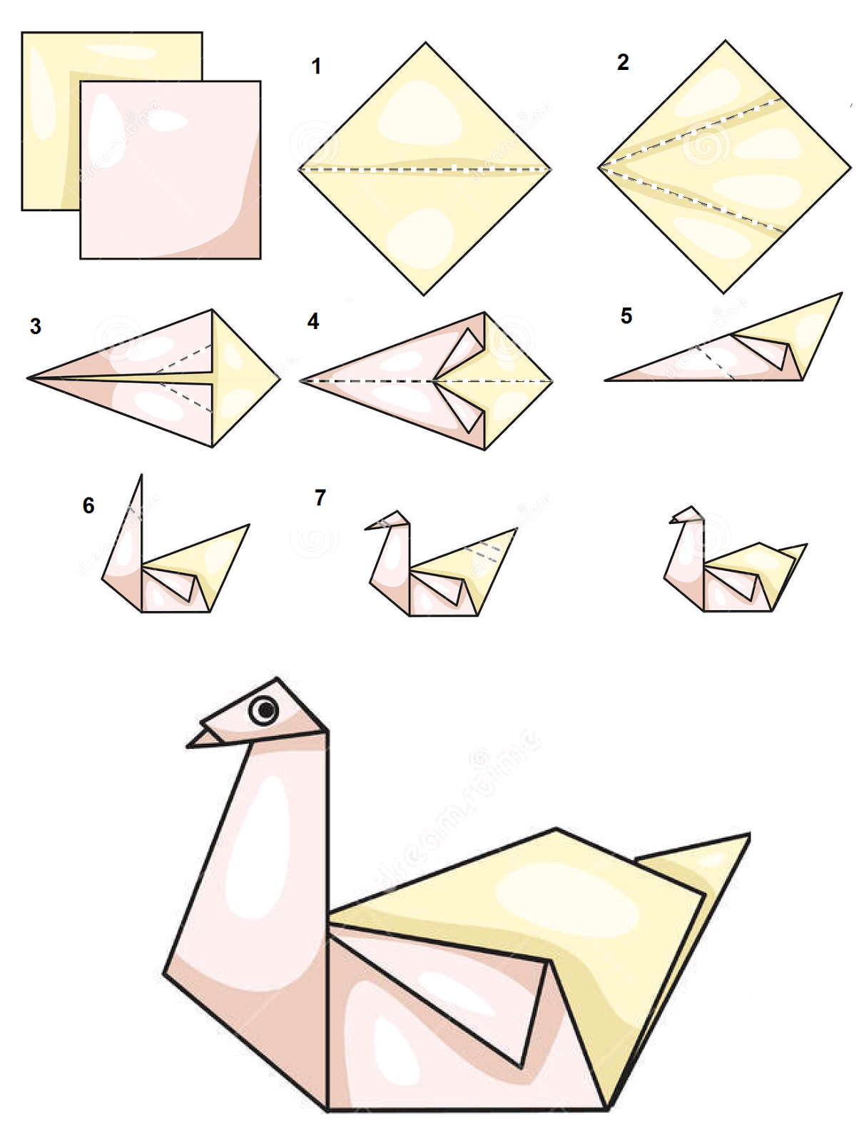 Как сделать маленький оригами. Оригами из бумаги для начинающих схемы пошагово. Оригами своими руками из бумаги пошагово. Оригами для детей начинающих пошагово. Оригами лебедь из бумаги для детей.