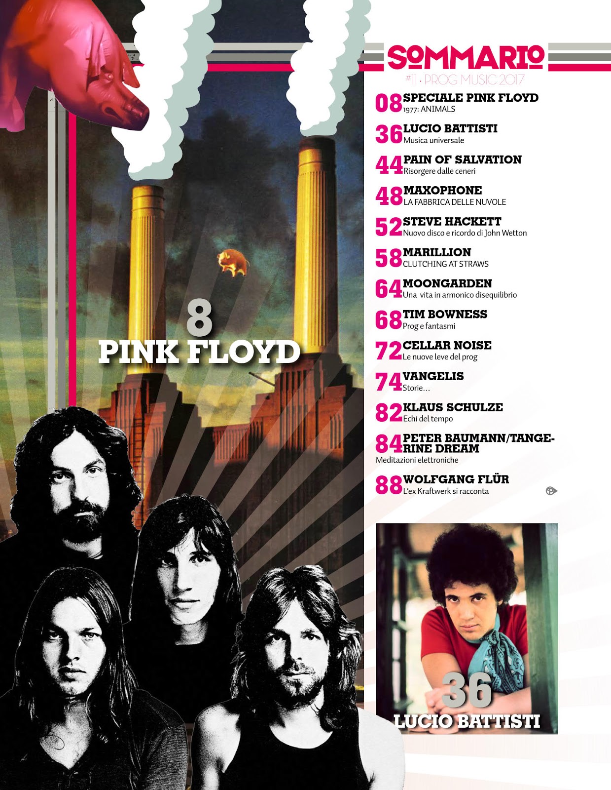 Pink Floyd Ilustrado: Pink Floyd - Prog Magazine Italia #11 - 2017-03