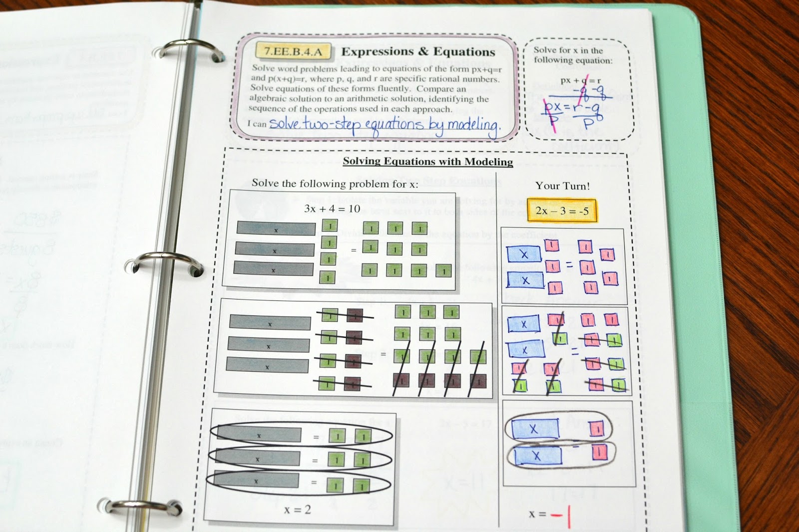 Math in Demand: 7th Grade Math Interactive Notebook