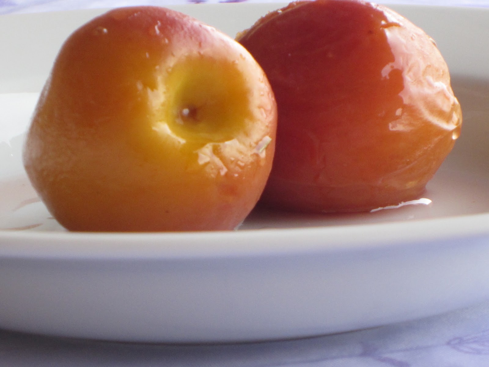 AIDAN LARSON Nectarines Poached in Herbes de Provence