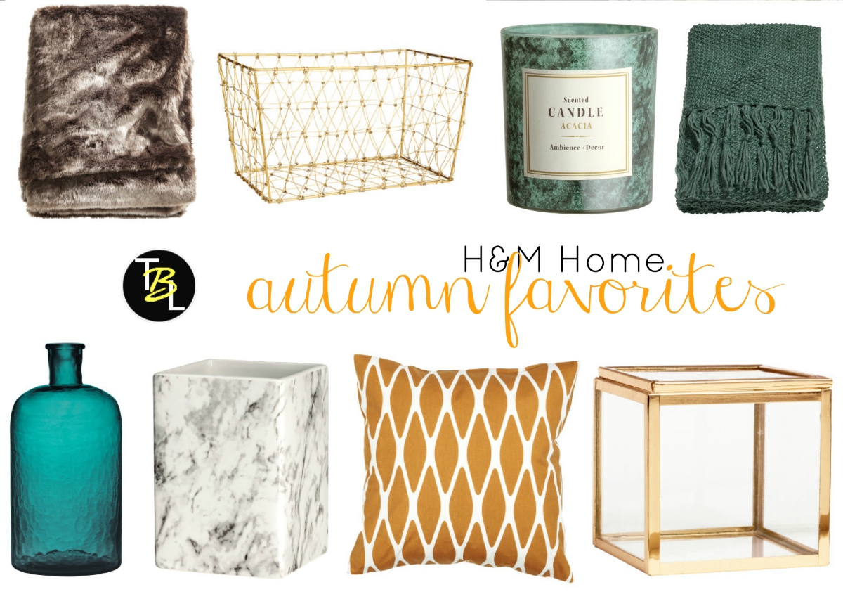 TheBlondeLion Lifestyle Interior Autumn Trends Herbst H&M Home Felldecke Gold Strick Marmor Farben