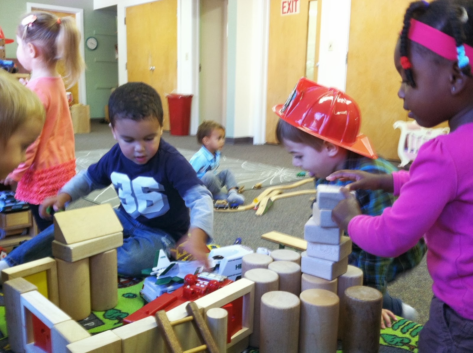 art and soul preschool: Our Block Area