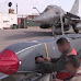 SCALP EG air-launched cruise missiles loaded on a French Air Force Rafale