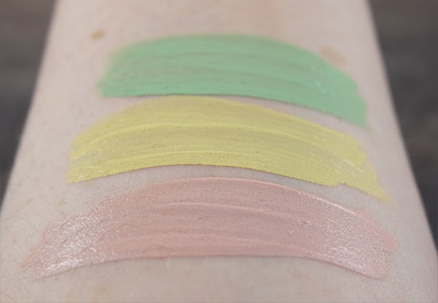 Urban Decay Naked Skin Color Correcting Fluid Swatches