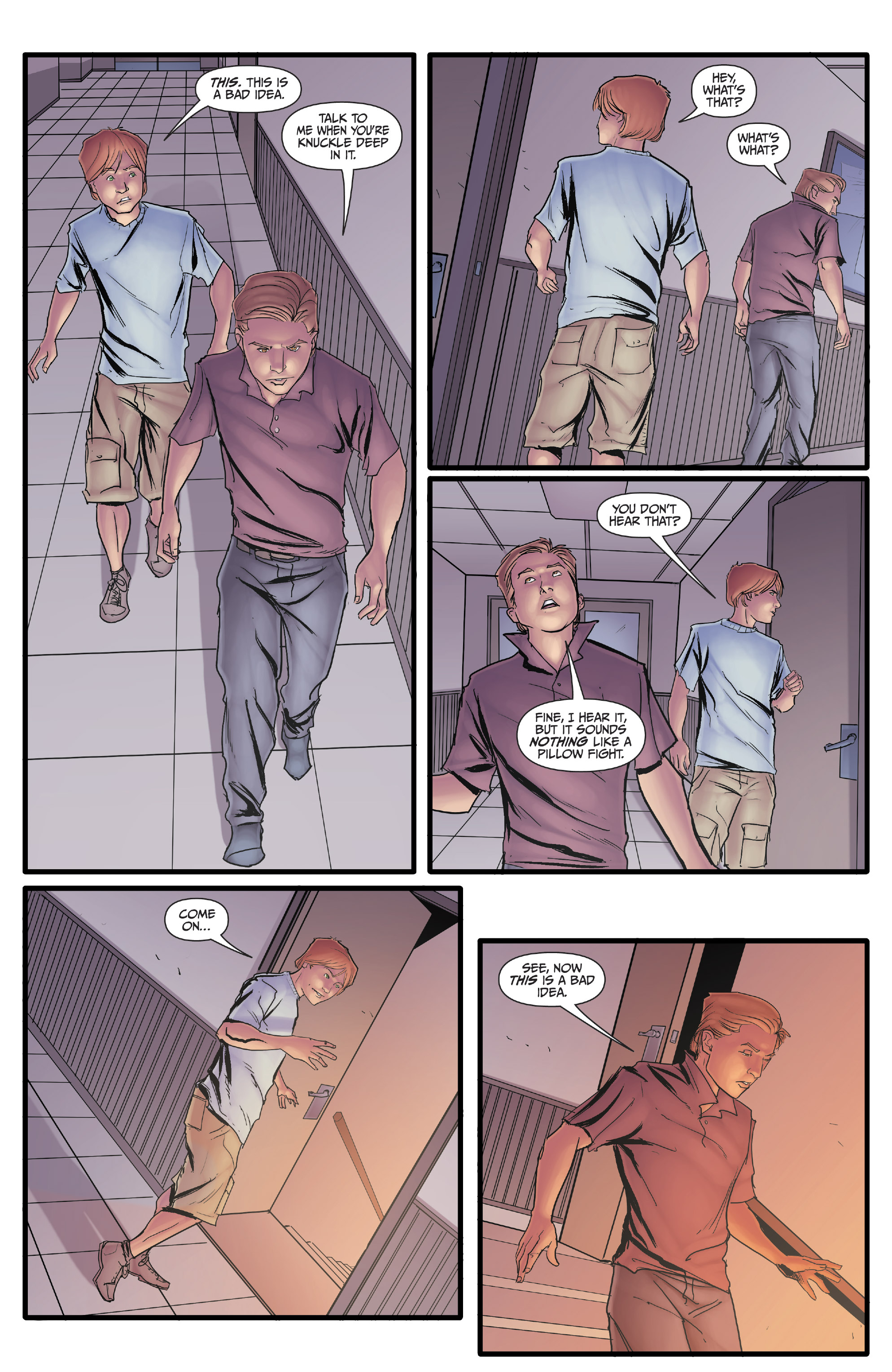 Read online Morning Glories comic -  Issue #2 - 10