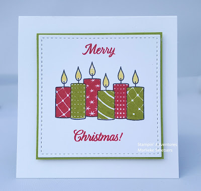 Stampin Adventures: Kerstkaart #2 - 2017