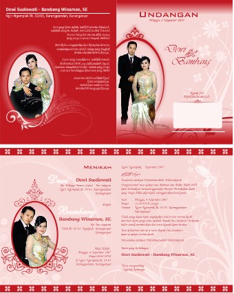 Contoh desain undangan Contoh desain undangan