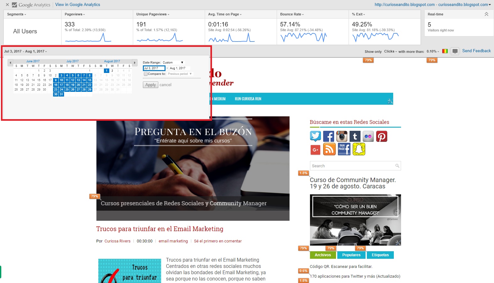 Analiza tu sitio web con esta extensión de Google Analytics para Chrome