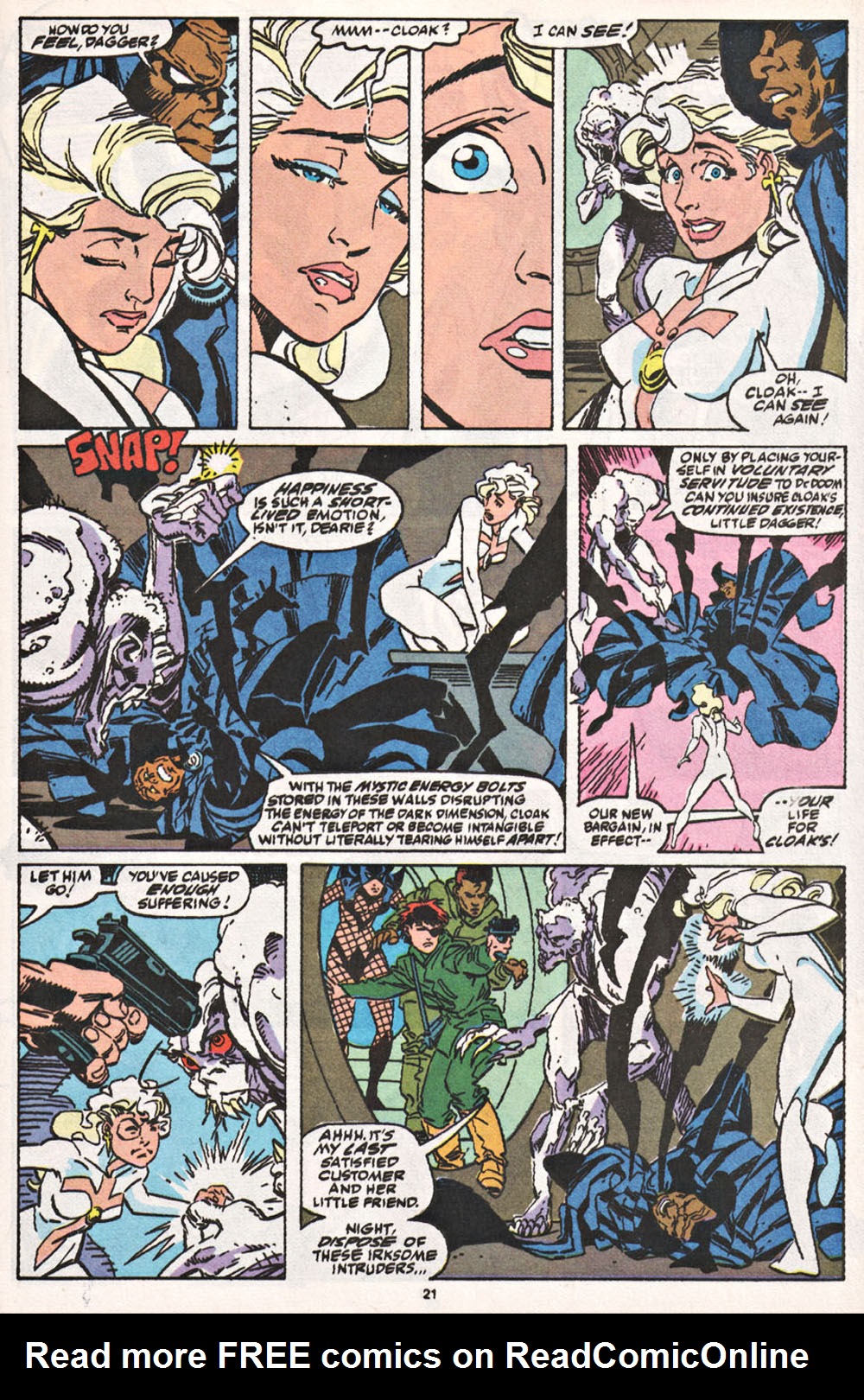 Read online Cloak and Dagger (1990) comic -  Issue #13 - 16