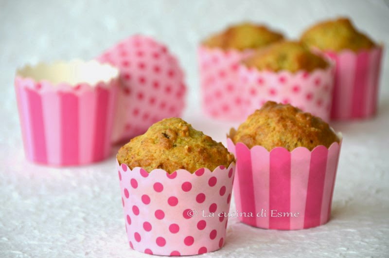 muffin salati al pesto di pistacchio