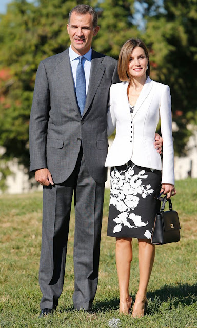 King Felipe VI of Spain and Queen Letizia of Spain visits the first President of the US George Washington's Mount Vernon