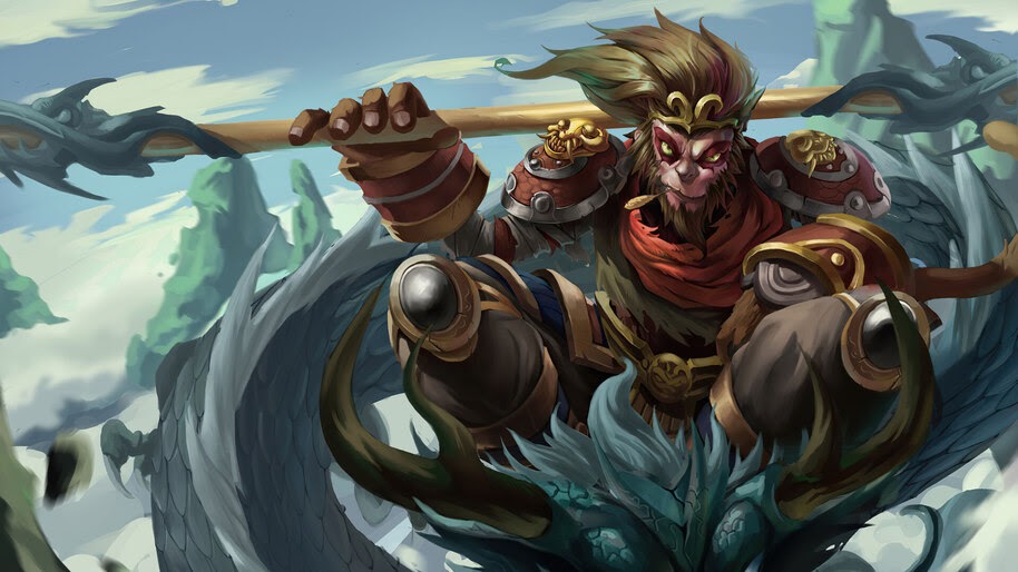Wukong, LoL, Art, 4K, #7.910
