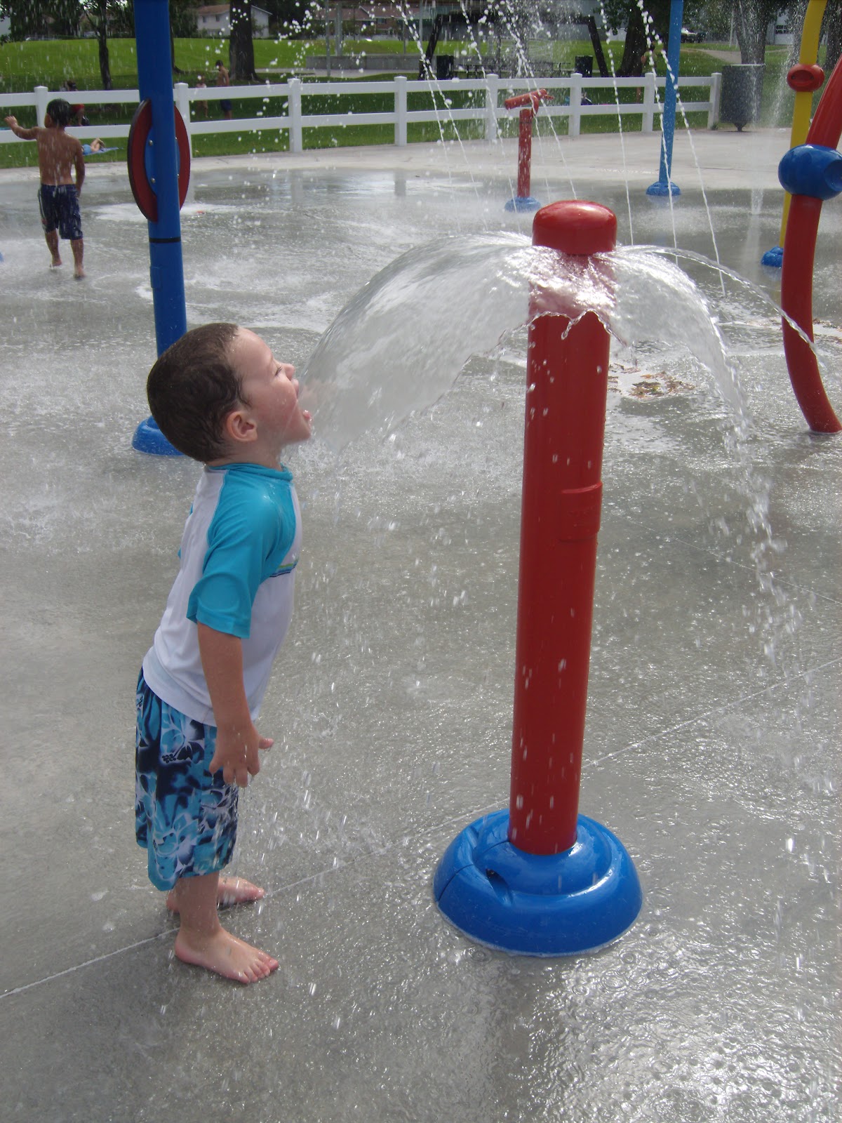 Brandon and Jennifer Riverdale Splash Pad