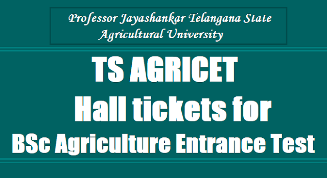 TS AGRICET 2019 Hall tickets for BSc Agriculture Entrance Test 2019 , Professor Jayashankar Telangana State Agricultural University TS AGRICET 2019 Hall tickets for BSc Agriculture Entrance Test 2019 , Professor Jayashankar Telangana State Agricultural University
