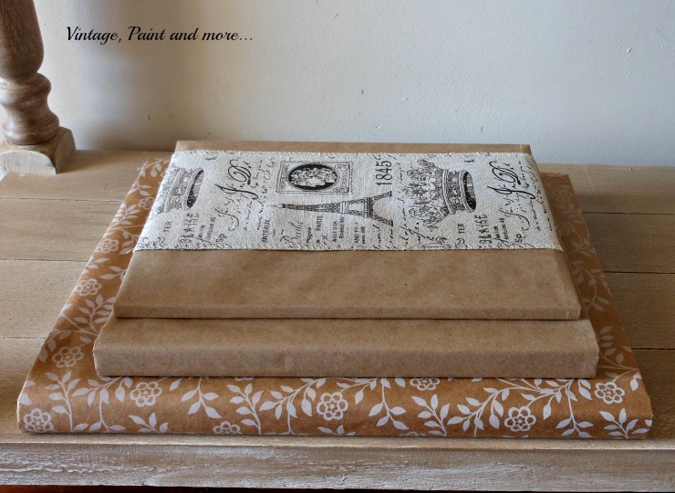 DIY Book Jackets Vintage, Paint and more...