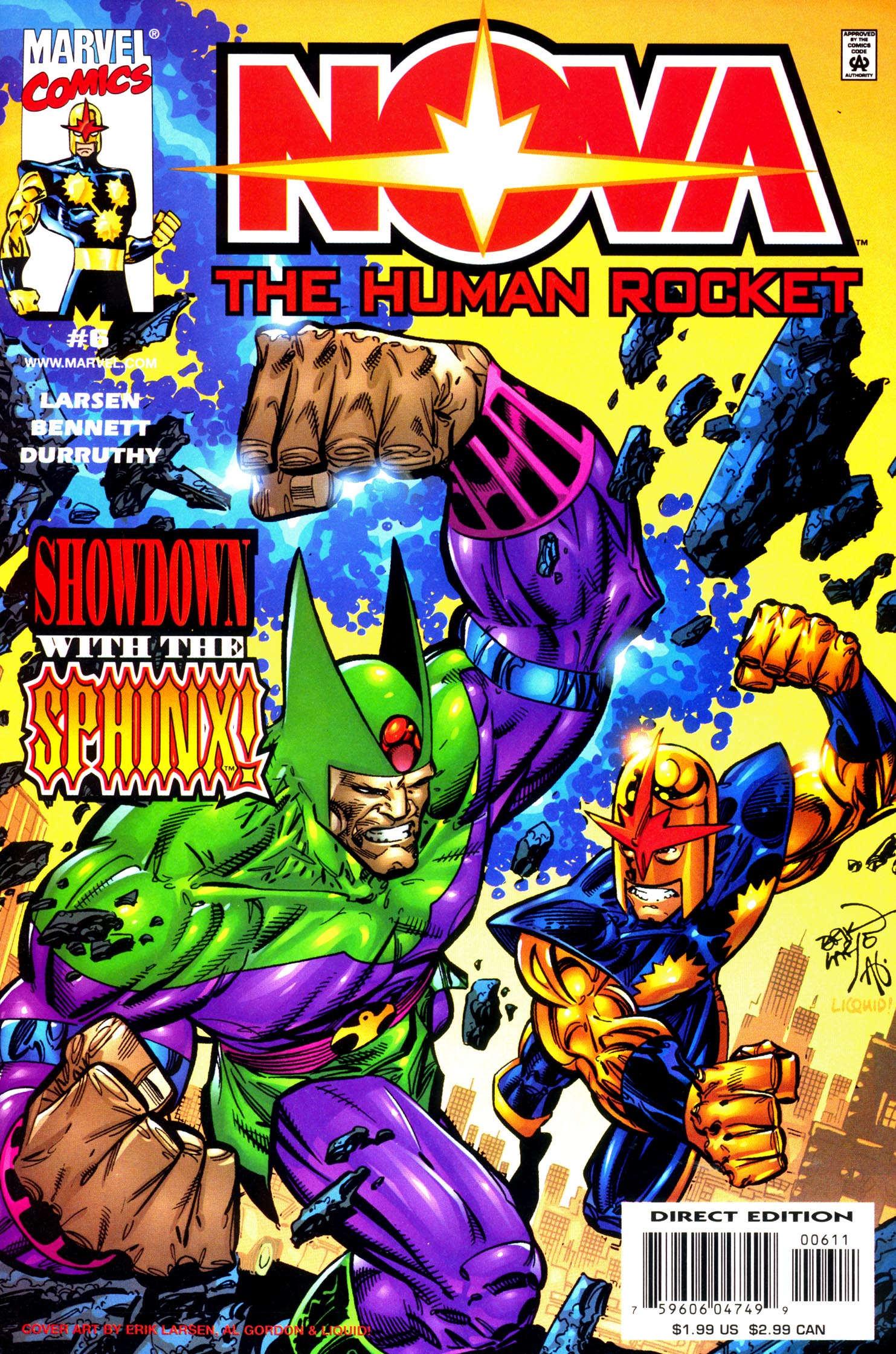 Read online Nova (1999) comic -  Issue #6 - 1