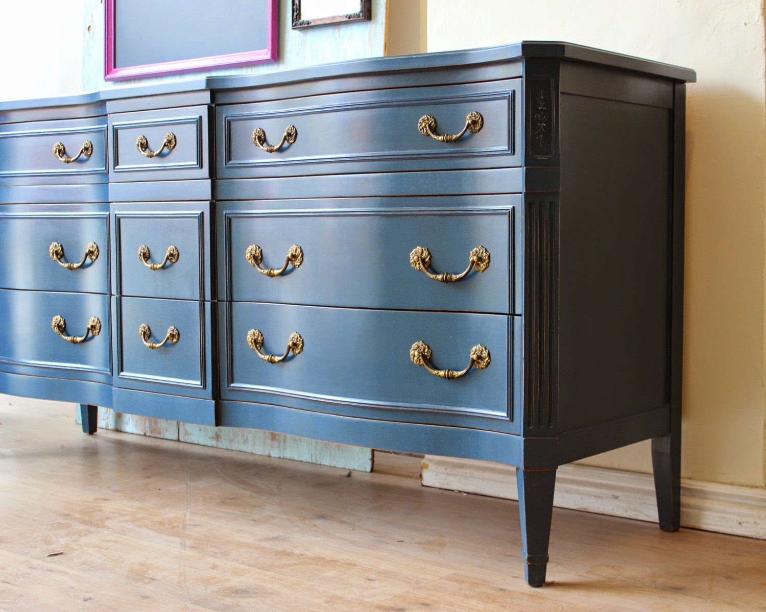 Poppyseed Creative Living Midnight Blue Dresser