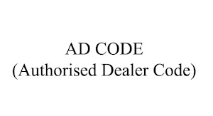 What is AD CODE (Authorised Dealer Code)