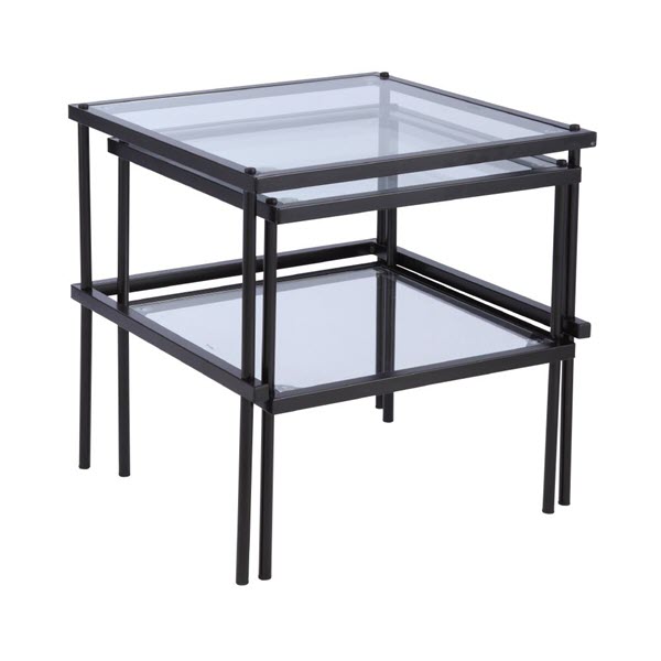 VADIS Bàn Góc 50x50x50.3 cm Màu Trong Suốt