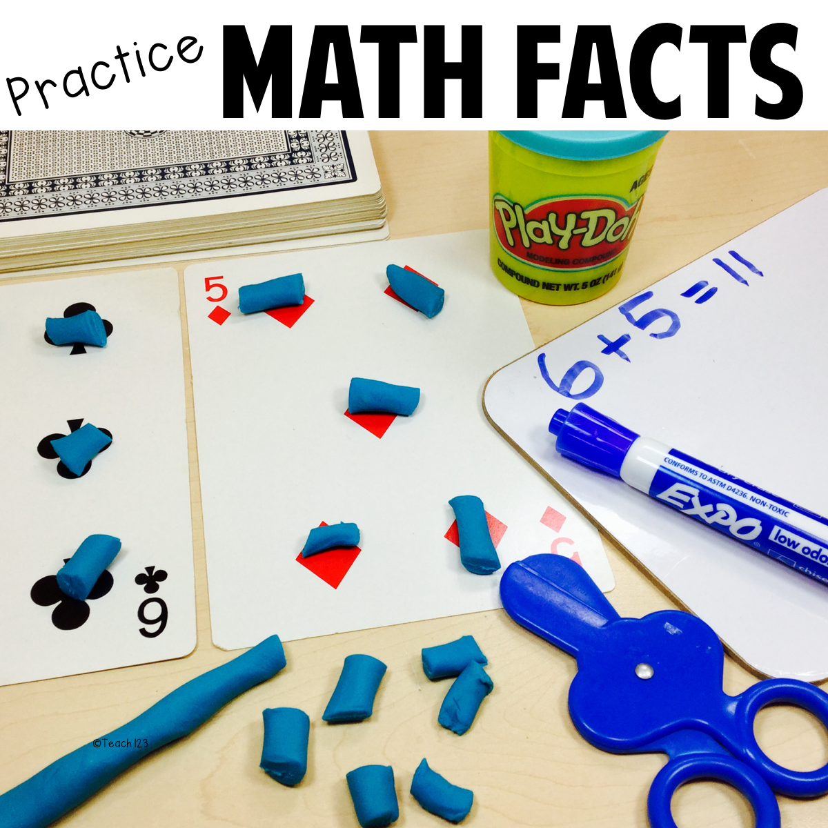 Play-Doh Ideas: Morning Tubs - Number Sense, Math Facts, & More