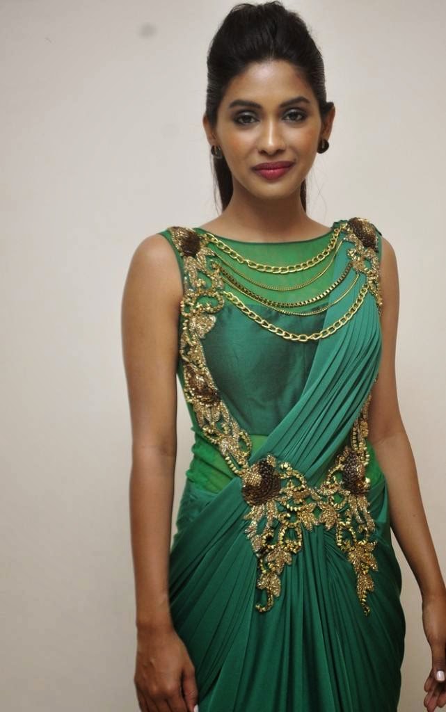 Actress Anjali Patil Latest Cute Hot Exclusive Green Churidar Dress Spicy Photos Gallery At Naa