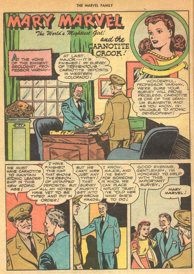 Read online The Marvel Family comic -  Issue #27 - 32