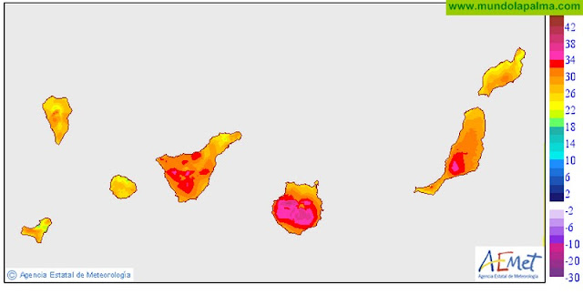 El calor y la calima nos acompañarán hasta el miércoles aumentando el riesgo de incendio