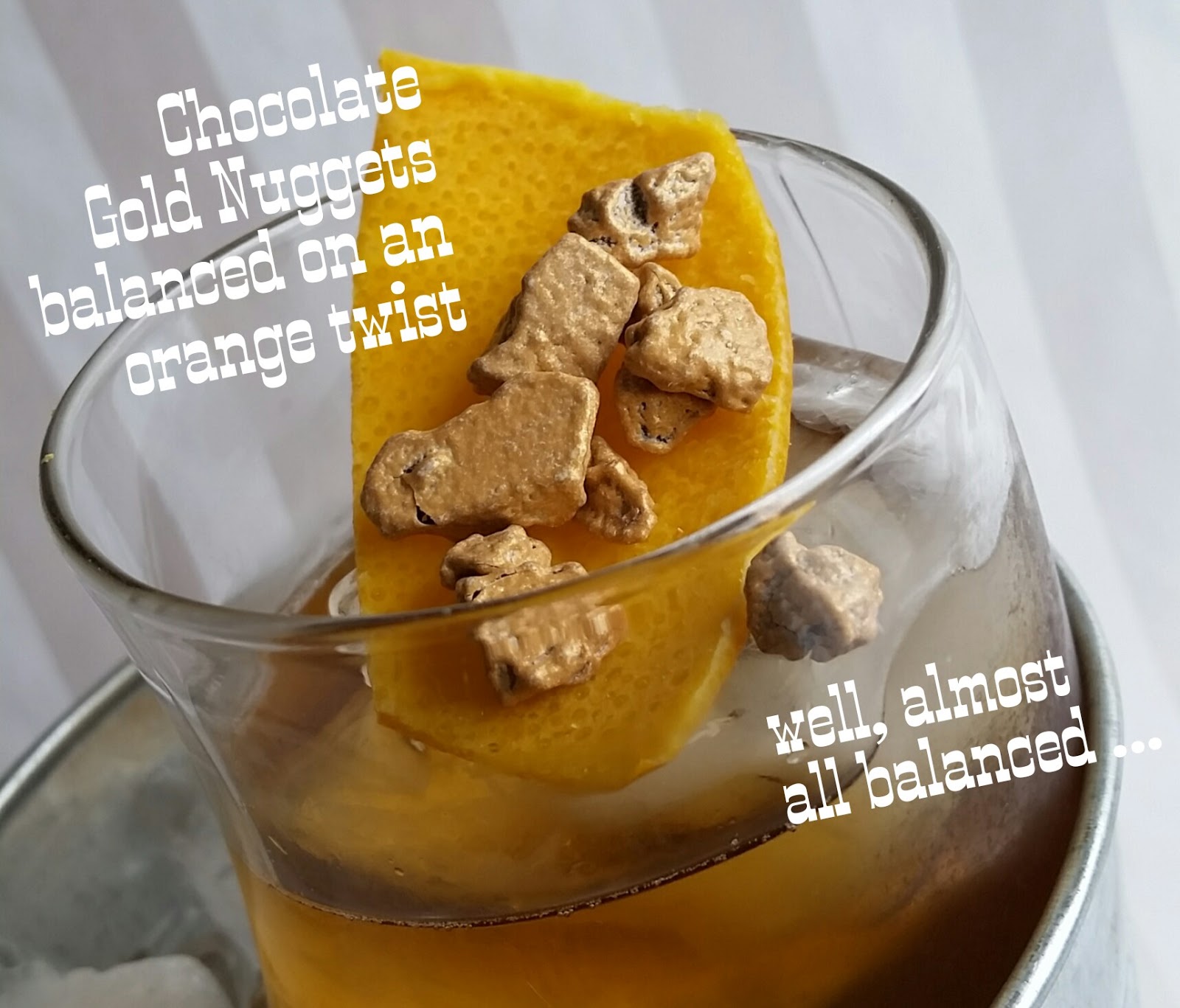 The MARTINI DIVA The GOLD NUGGET, A Chocolate Bourbon Cocktail