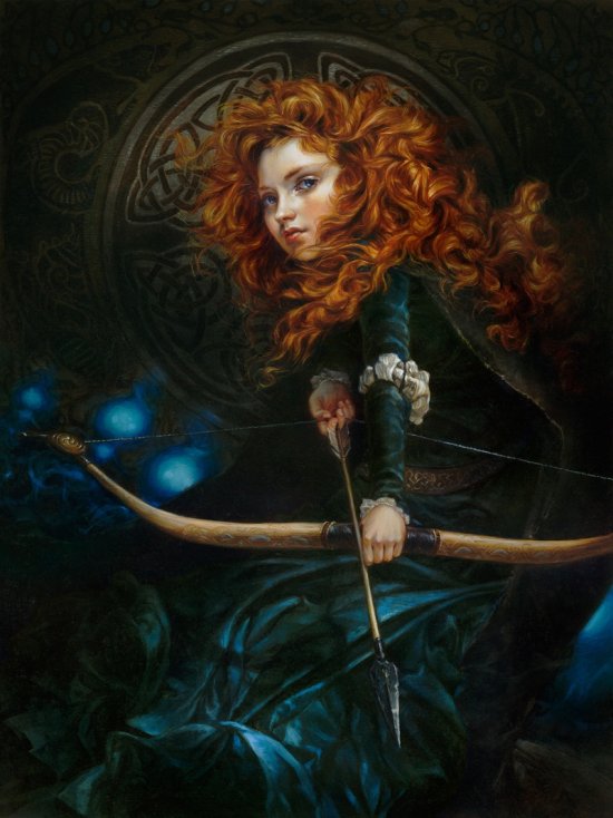 Dragões, anjos, princesas Disney e outros personagens de fantasia nas pinturas de Heather Theurer Heather Theurer arte pinturas fantasia religião simbolismo dragões anjos princesas disney