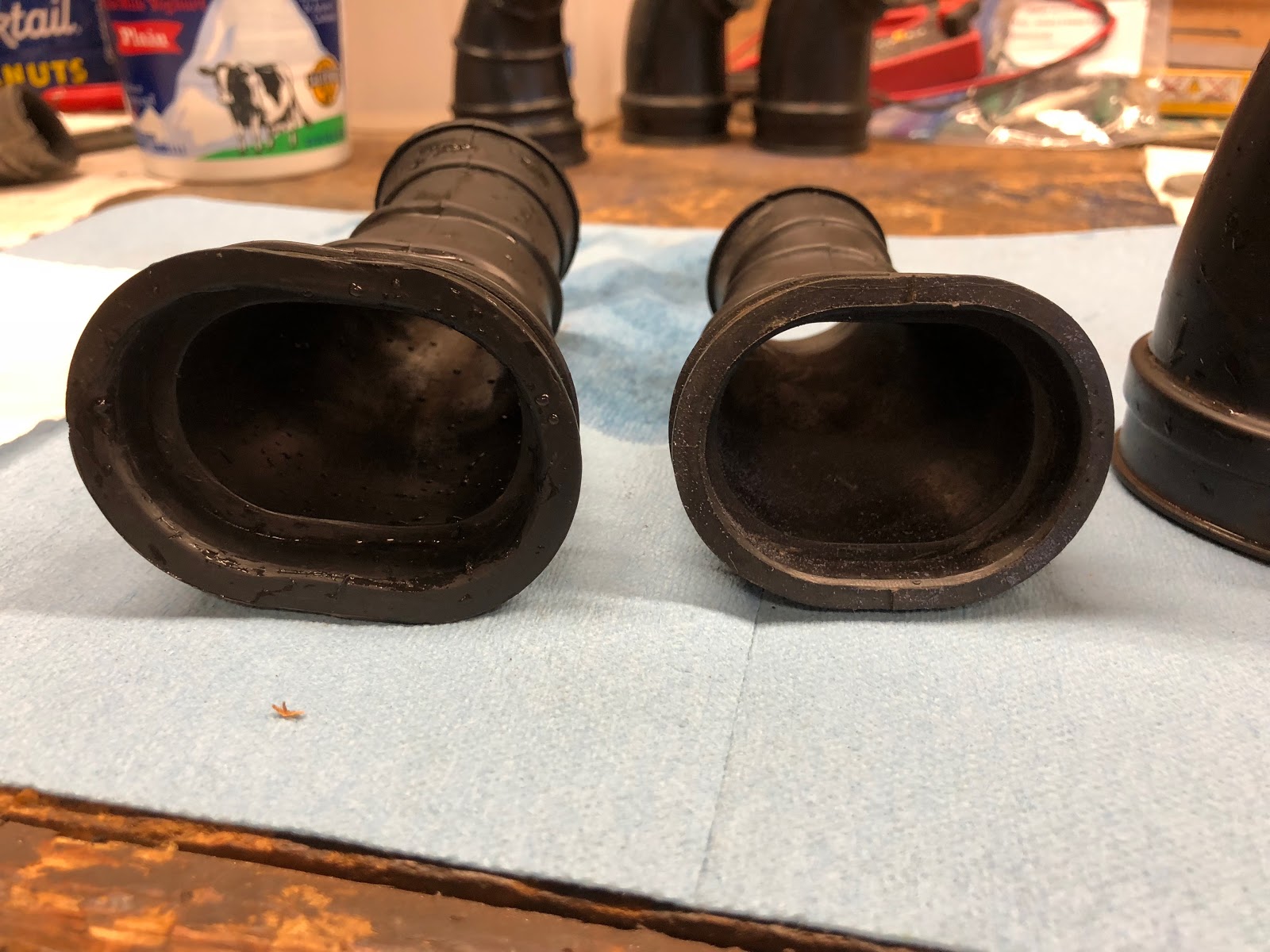 A Way to Soften Up Old Rubber CT90 Parts That Works Well