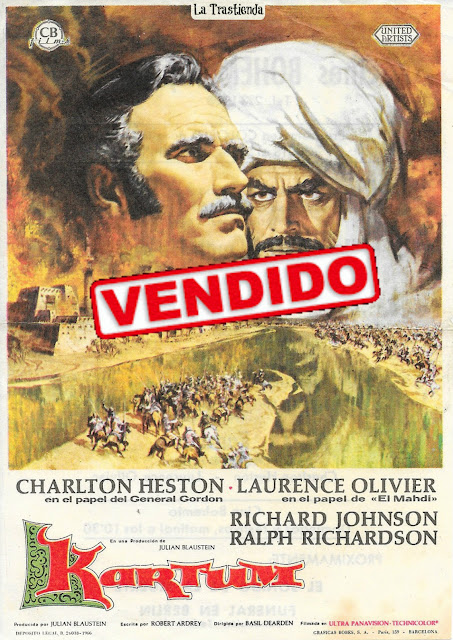 Kartum - Programa de Cine - Charlton Heston - Laurence Olivier