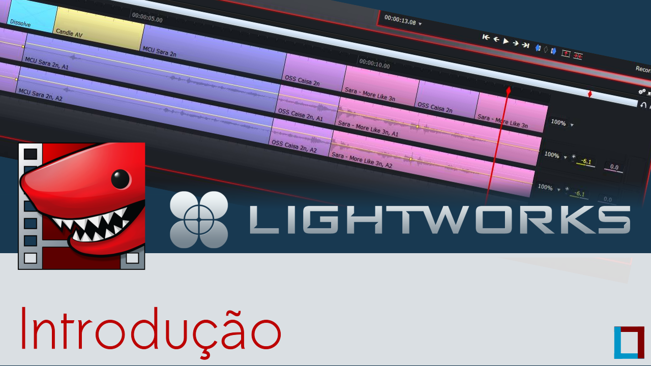 Vídeo aula Introdução ao Lightworks, um editor de vídeo poderoso
