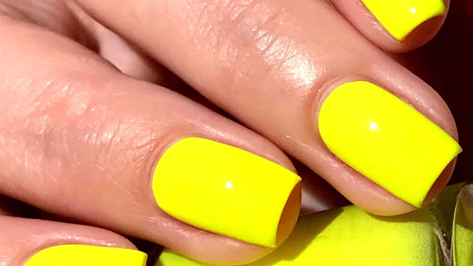 Highlighter Yellow Nail Polish - wide 1