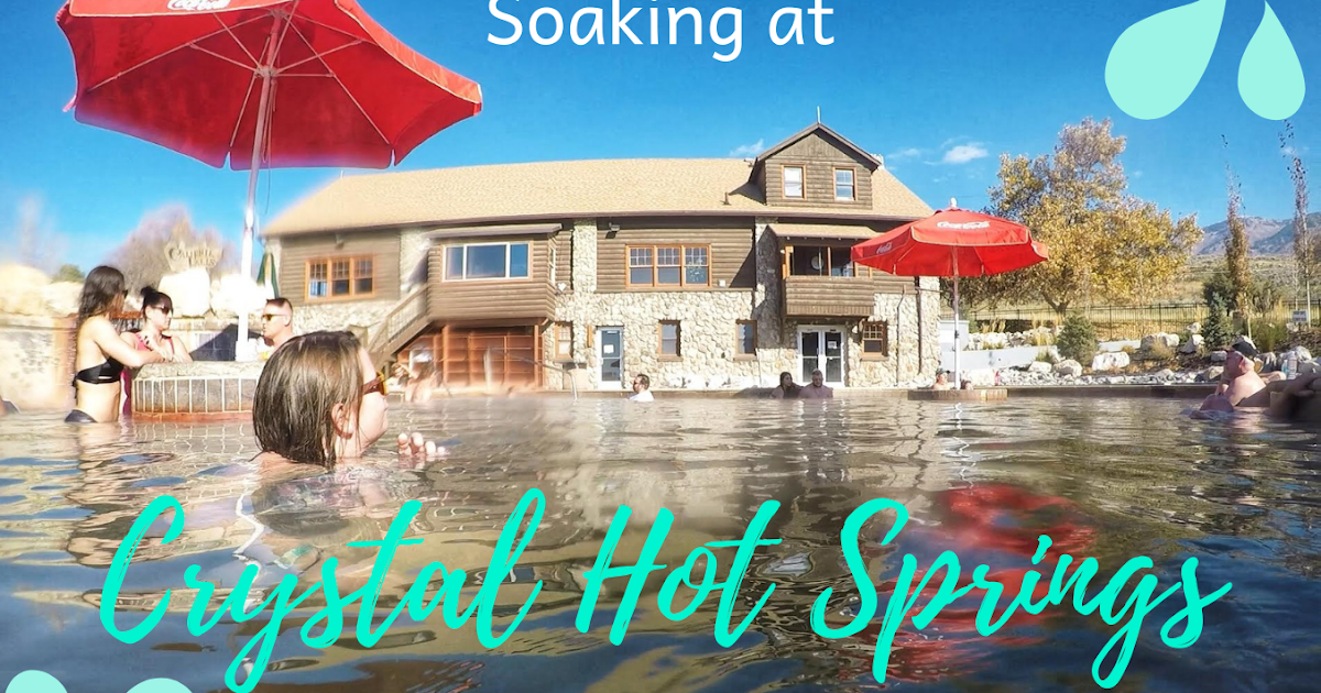 Girl on a Hike Soaking at Crystal Hot Springs