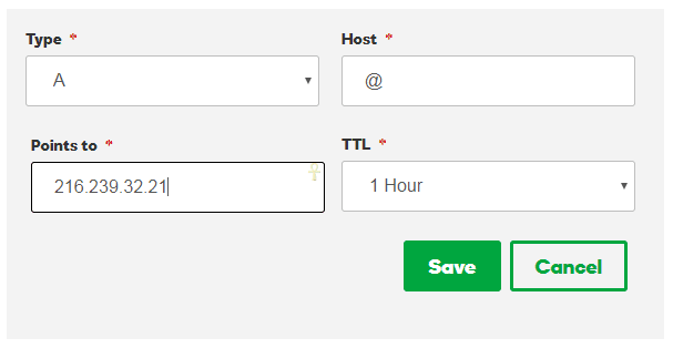 Setting up BlogSpot Custom Domain To GoDaddy-Add A Name Record Setting up BlogSpot Custom Domain To GoDaddy-Add A Name Record