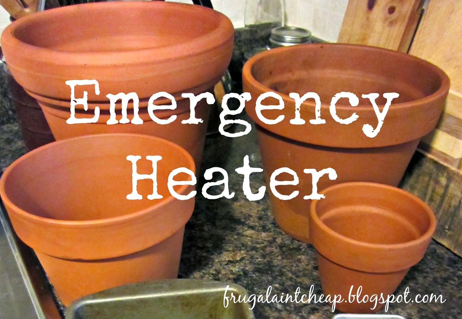 Frugal Ain't Cheap Emergency Room Heater