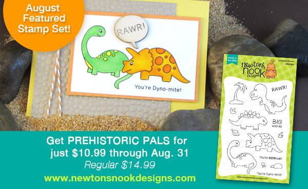 Prehistoric Pals Stamp Set | Newton's Nook Designs