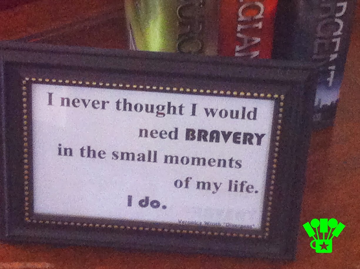 Need Bravery in the Small Moments Divergent Printable
