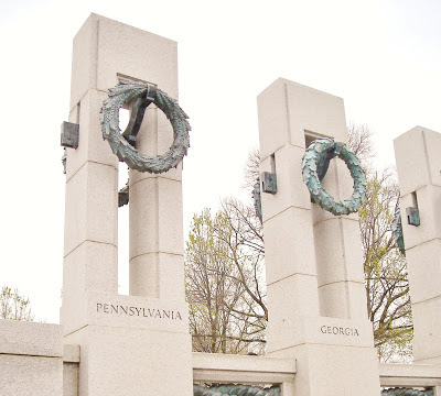 The WWII Memorial Washington DC