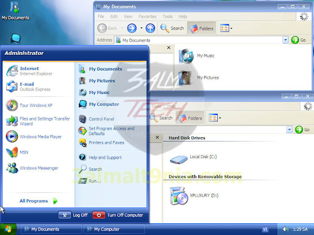 Windows XP Luxury PLUS - Thế giới công nghệ Windows XP Luxury PLUS - Thế giới công nghệ