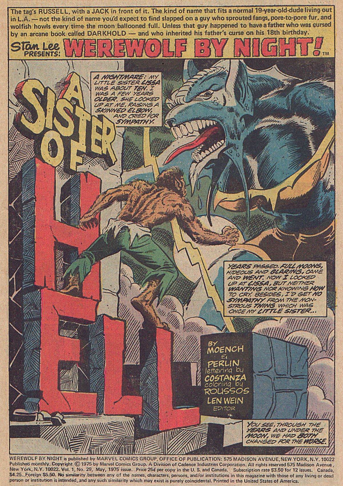 Read online Werewolf by Night (1972) comic -  Issue #29 - 2