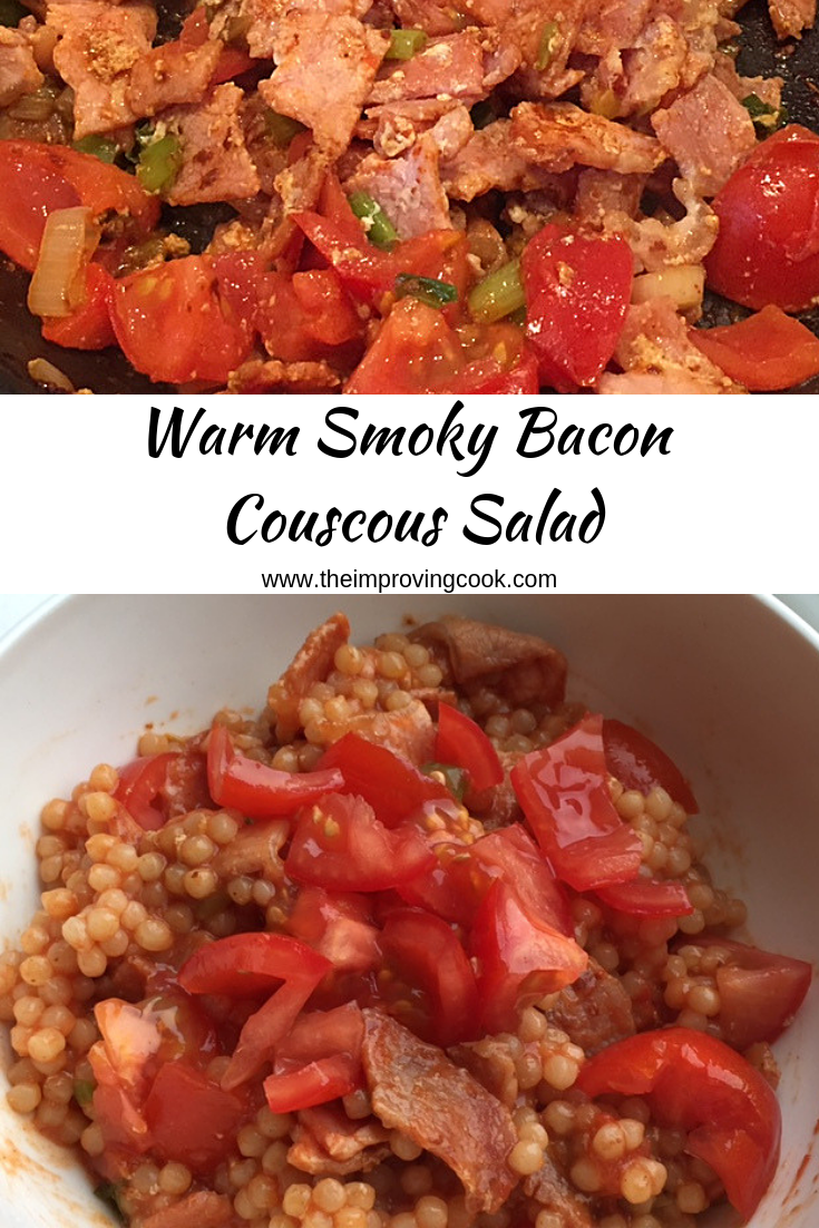 Warm Smoky Bacon Couscous Salad