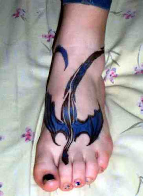 foot tattoo design