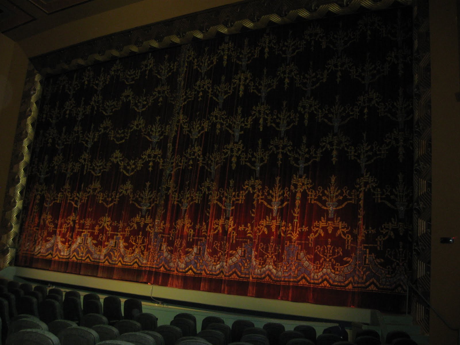 Beate Brühl Design Historic Alameda Theater Curtain, Alameda, CA
