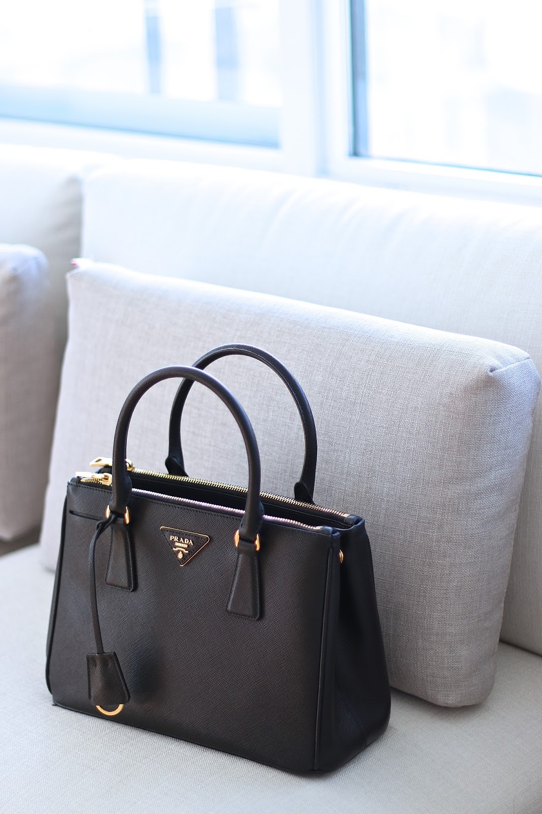 Prada Saffiano Double Zip Handbag Review